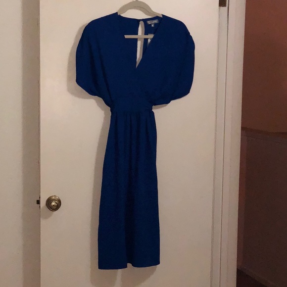 Blue kimono Dress - Picture 1 of 8